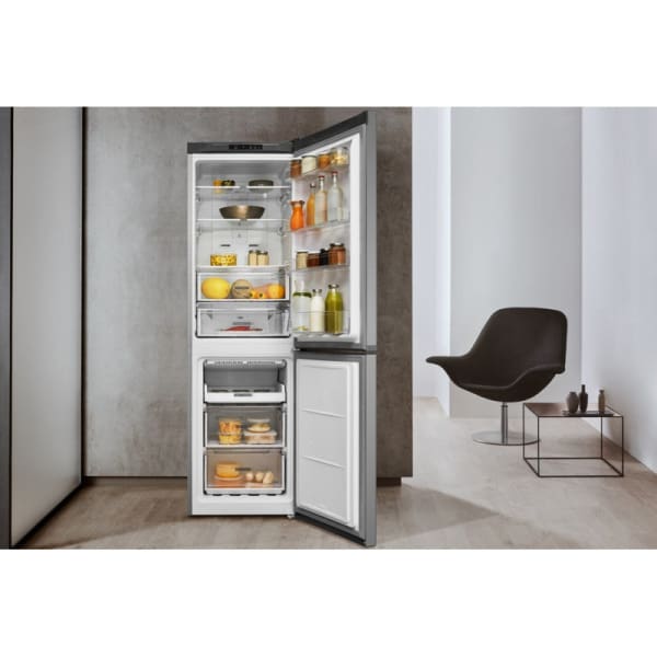 Réfrigérateur WHIRLPOOL 320L Combiné NoFrost Inox(WFNF81EOX1) (188.8 x 59.5 65.5 cm) Réfrigérateur WHIRLPOOL 320L Combiné NoFrost Inox(WFNF81EOX1) (188.8 x 59.5 65.5 cm)